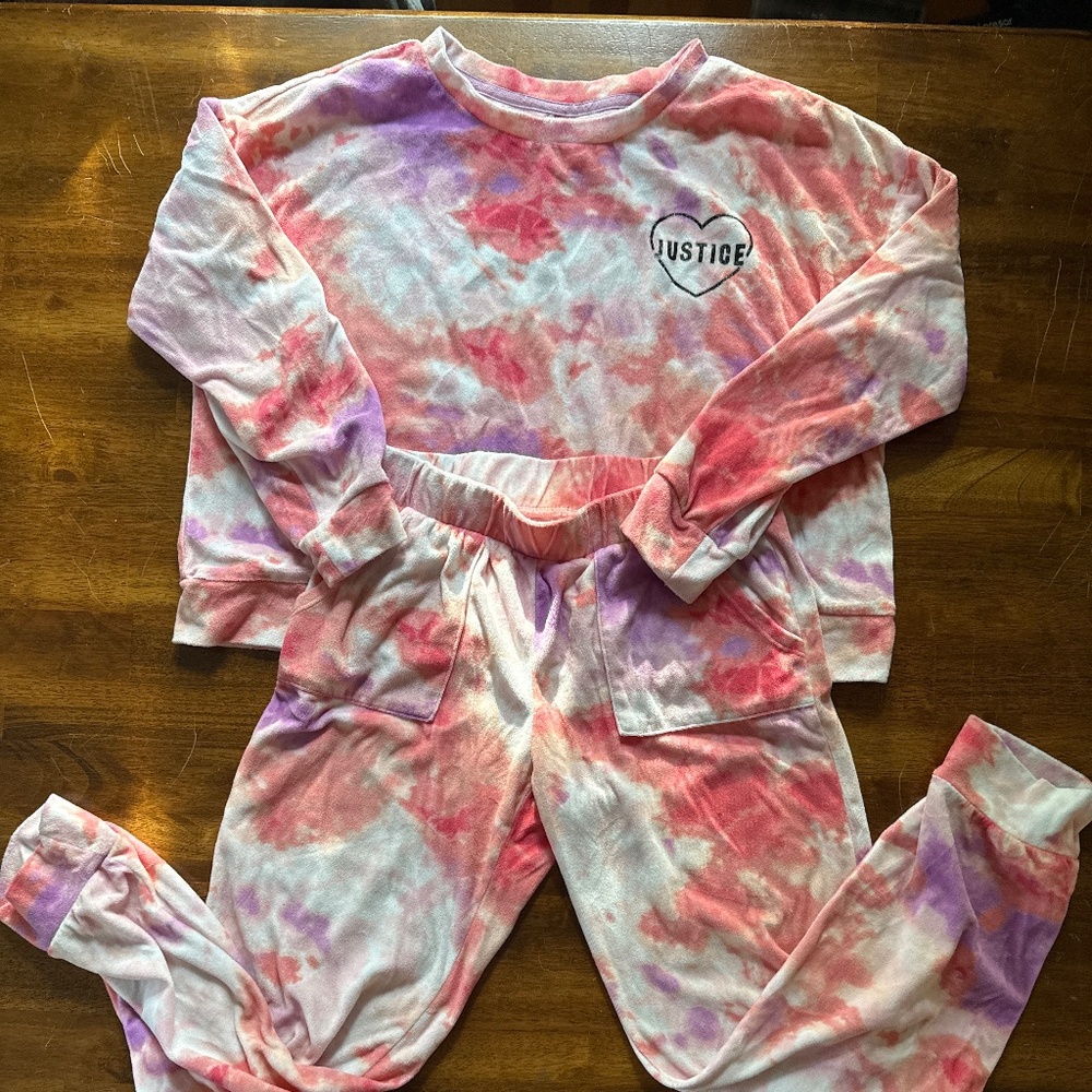 Girls Justice Size M Pajama Set